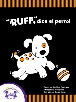 cover image of "¡Ruff", dice el perro!